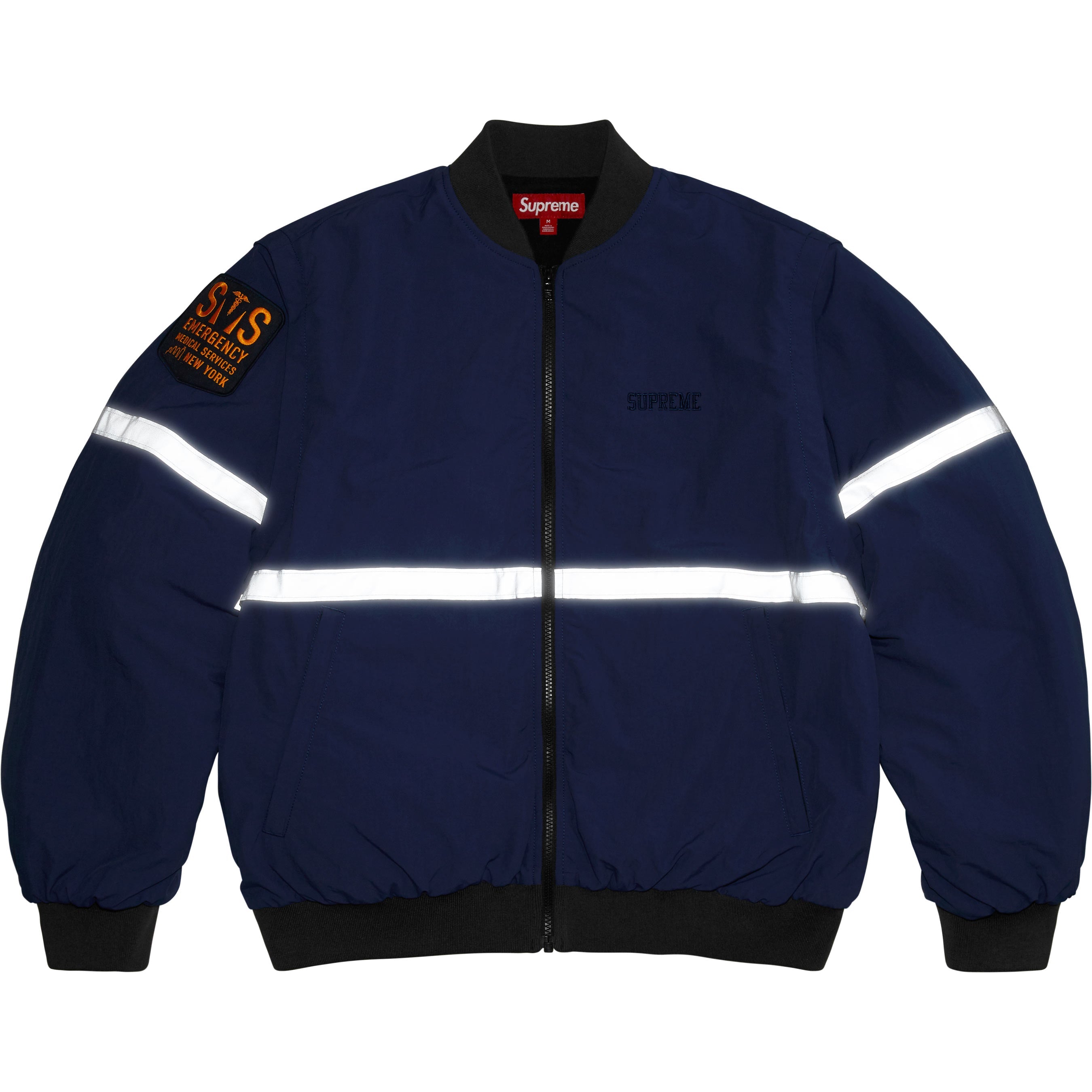 Zip-Off Sleeve Reflective Stripe Jacket view 18